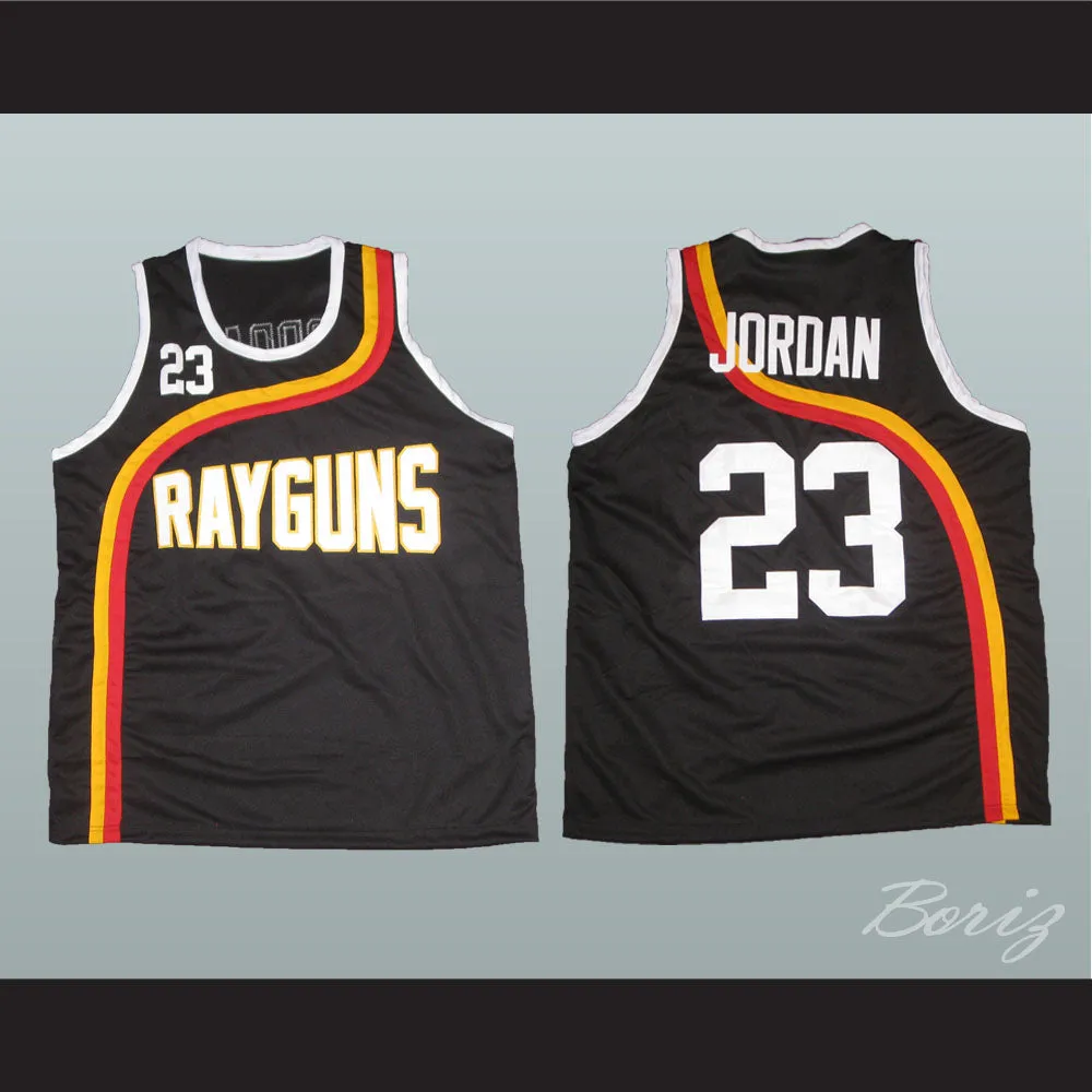 Michael Jordan 23 Roswell Rayguns Black Basketball Jersey