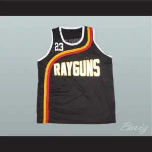 Michael Jordan 23 Roswell Rayguns Black Basketball Jersey