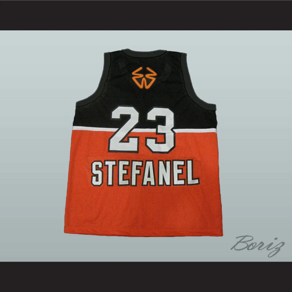 Michael Jordan 23 Stefanel Trieste Italy Basketball Jersey 1985 Style 1