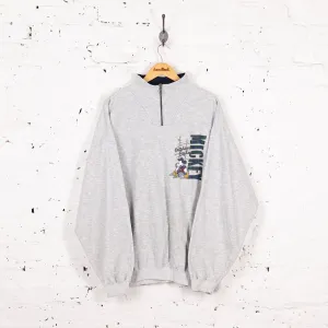 Mickey Outdoor Explorer 1/4 Zip Sweatshirt - Grey - XL