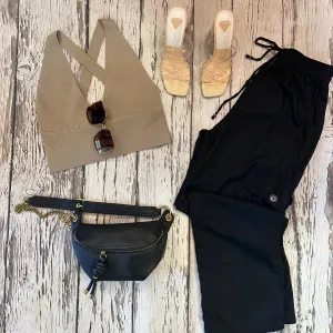 Mocha V-Cut Crop