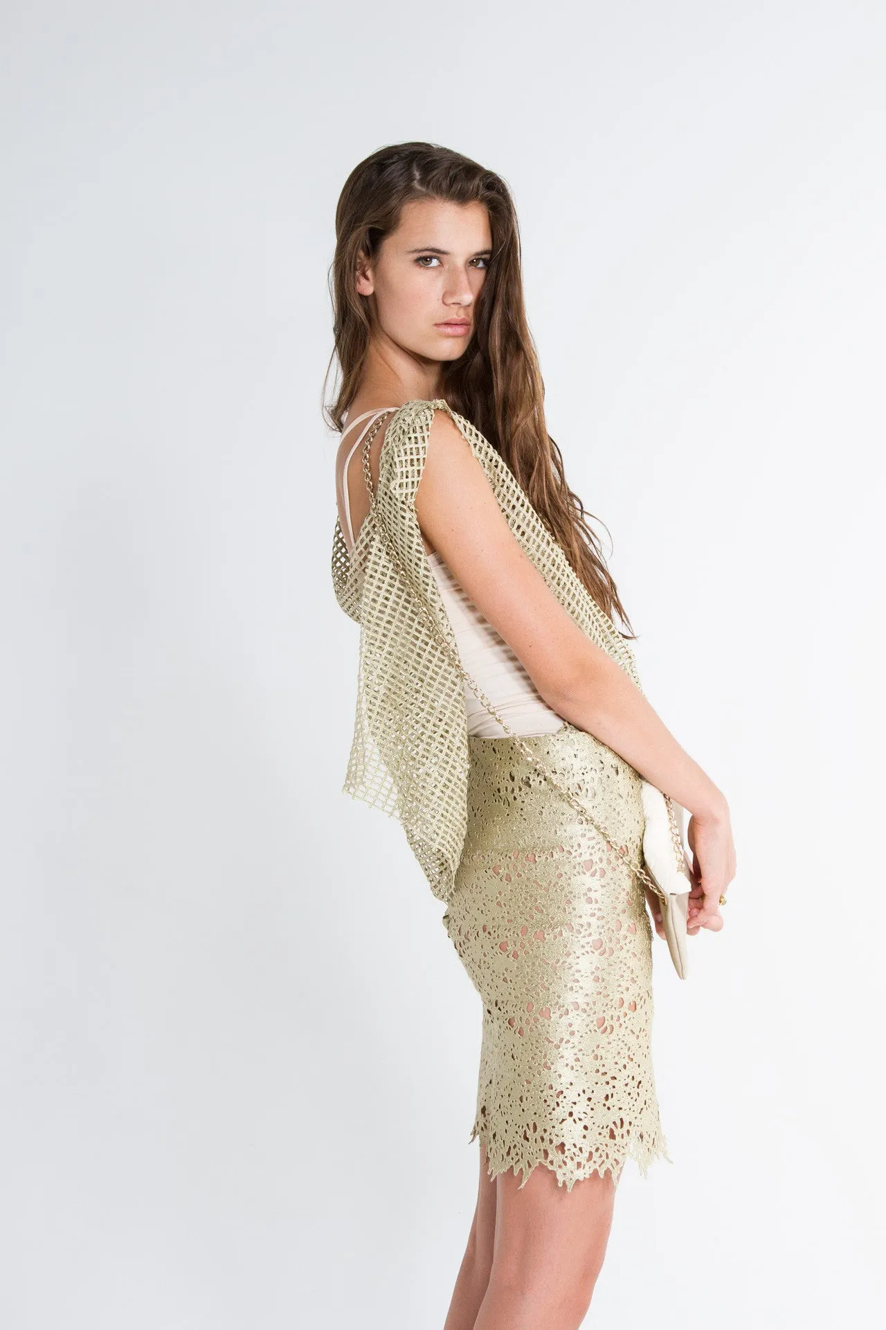 Molten Gold Dress