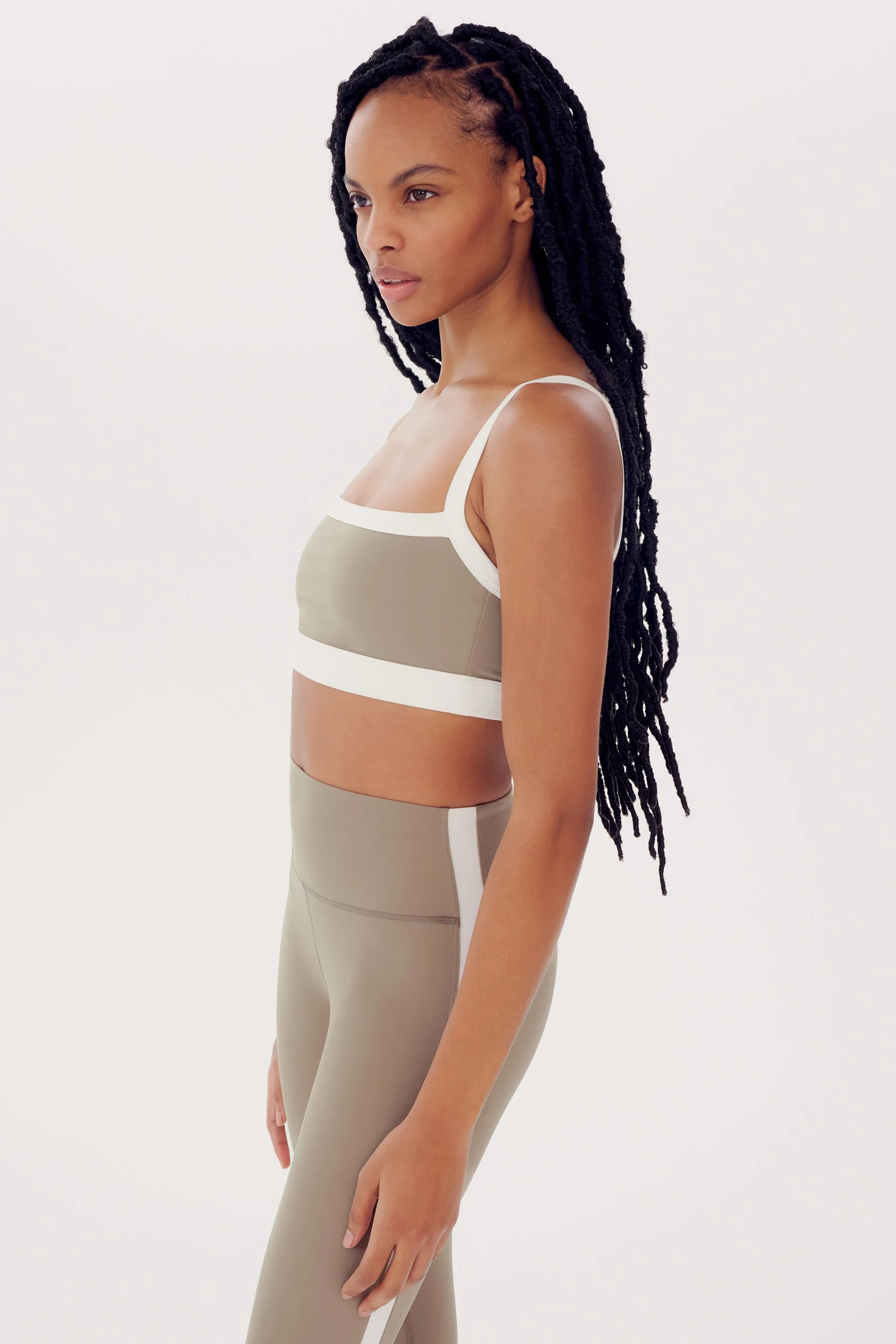 Monah Rigor Bra - Latte/White
