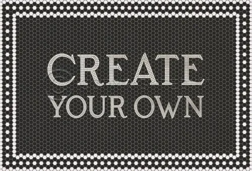 Mosaic "46th Street" Customized Vinyl Mat - Spicher & Co.