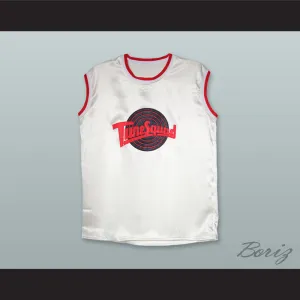 Motaw 23 Tune Squad White Silk Basketball Jersey