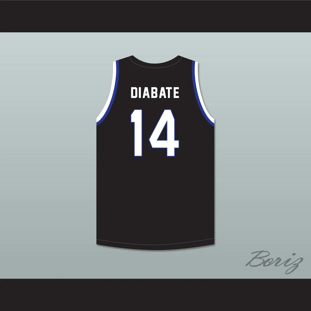 Moussa Diabate 14 IMG Academy Black Basketball Jersey 2