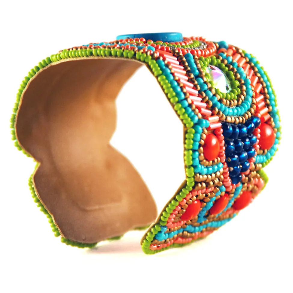 Mystic Beaded Cuff Bracelet