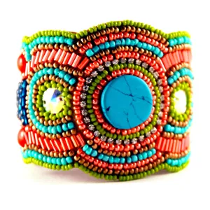 Mystic Beaded Cuff Bracelet