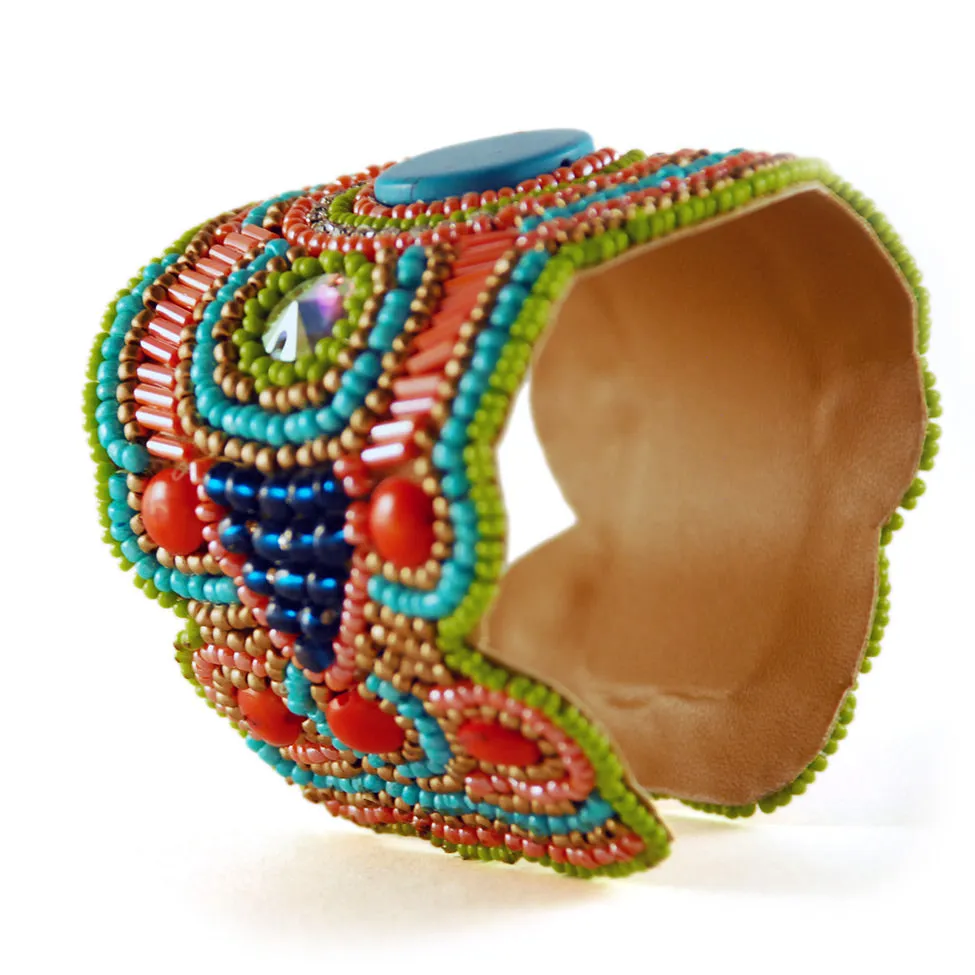 Mystic Beaded Cuff Bracelet