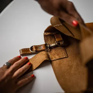 Nate Leather Keychain