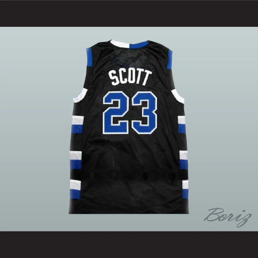 Nathan Scott 23 One Tree Hill Ravens Black Basketball Jersey