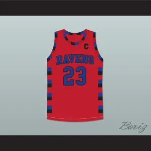 Nathan Scott 23 One Tree Hill Ravens Red Basketball Jersey