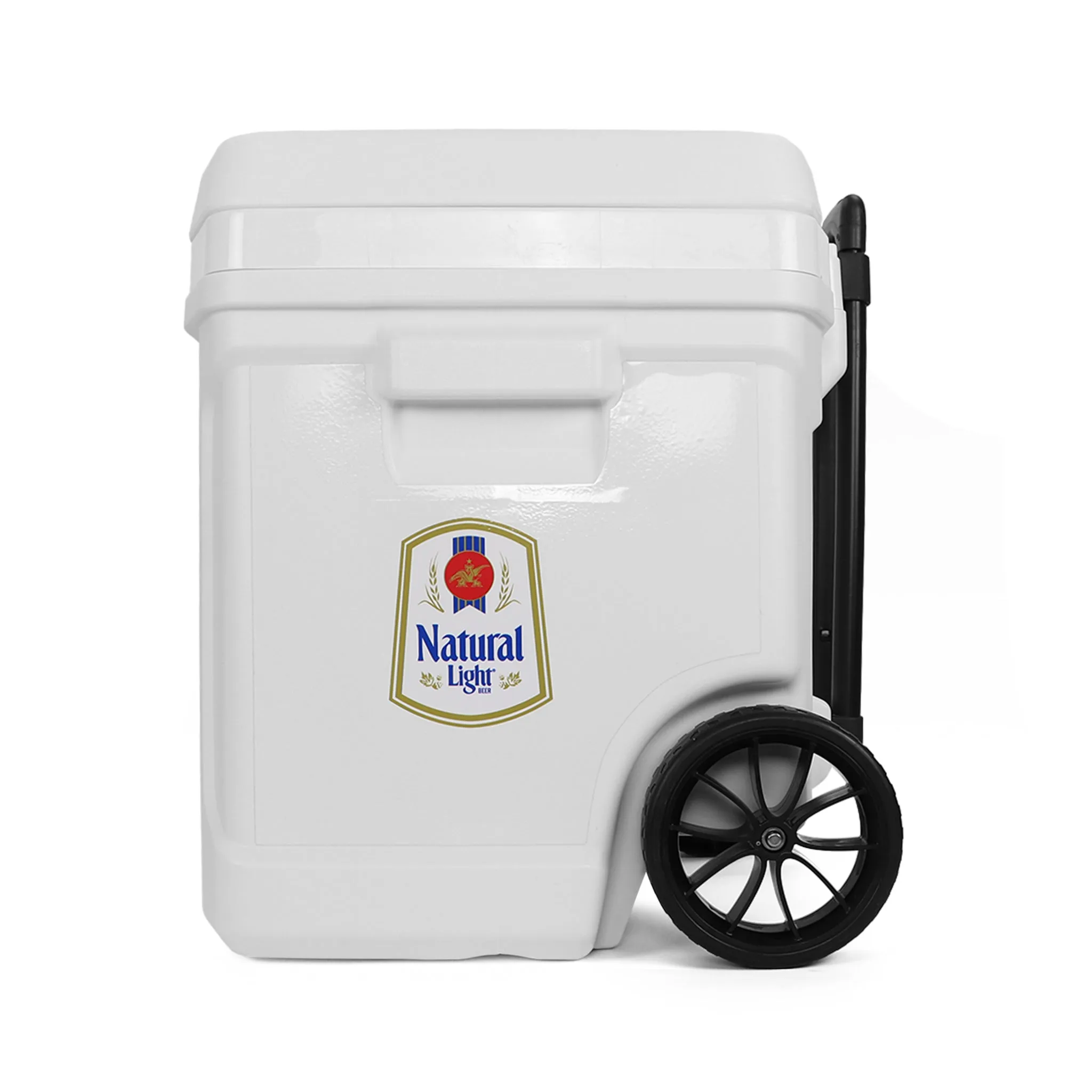 Natural Light Vintage 60qt Igloo Rolling Cooler