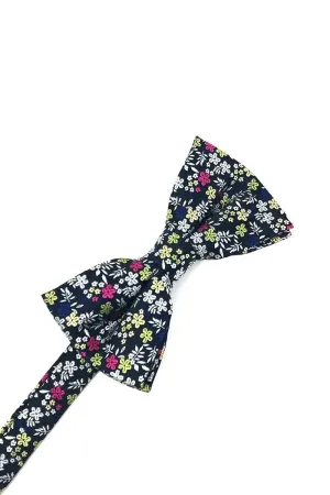Navy Enchantment Kids Bow Tie