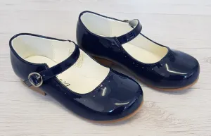 Navy patent Maryjane style shoes