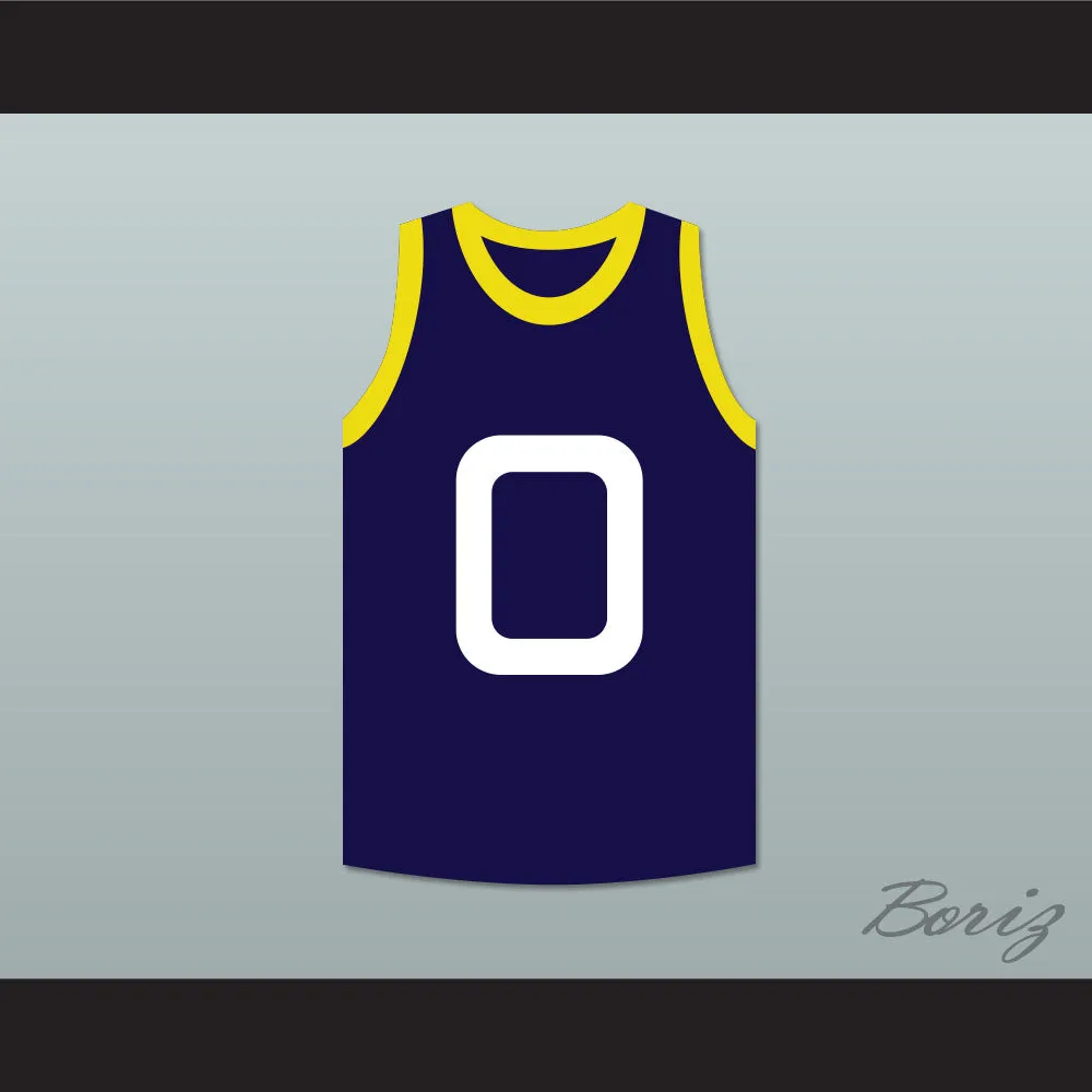 Nawt 0 Monstars Dark Blue Basketball Jersey Space Jam