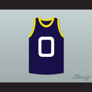 Nawt 0 Monstars Dark Blue Basketball Jersey Space Jam