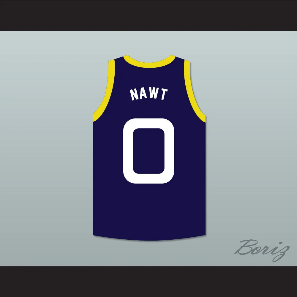 Nawt 0 Monstars Dark Blue Basketball Jersey Space Jam