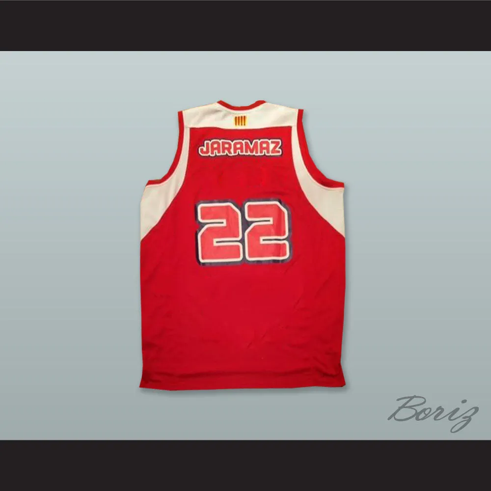 Nemanja Jaramaz 22 Basquet Manresa Spain Red Basketball Jersey