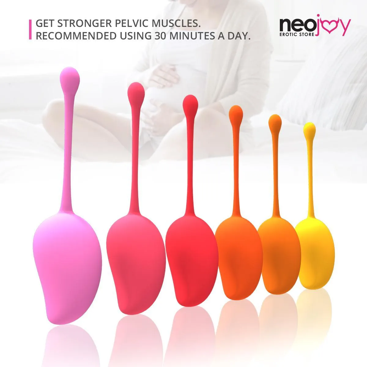 Neojoy Pelvic Training Kit Silicone Weights for Vaginal Walls - Bladder Control