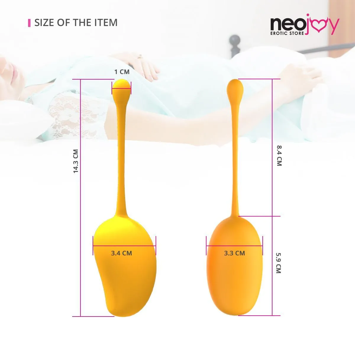 Neojoy Pelvic Training Kit Silicone Weights for Vaginal Walls - Bladder Control