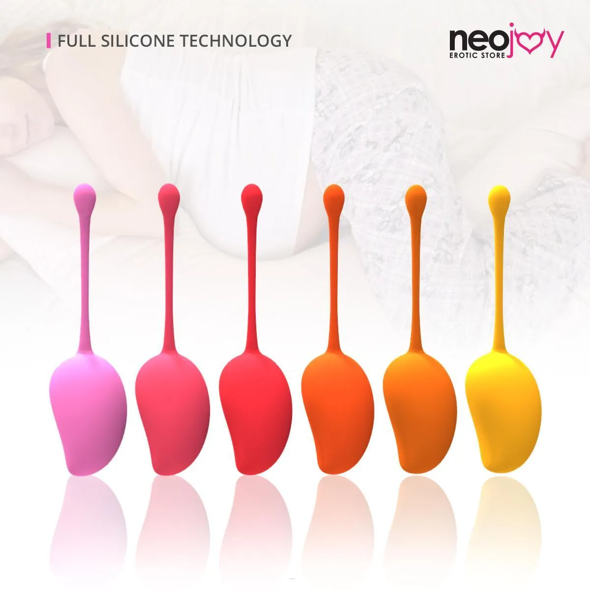 Neojoy Pelvic Training Kit Silicone Weights for Vaginal Walls - Bladder Control