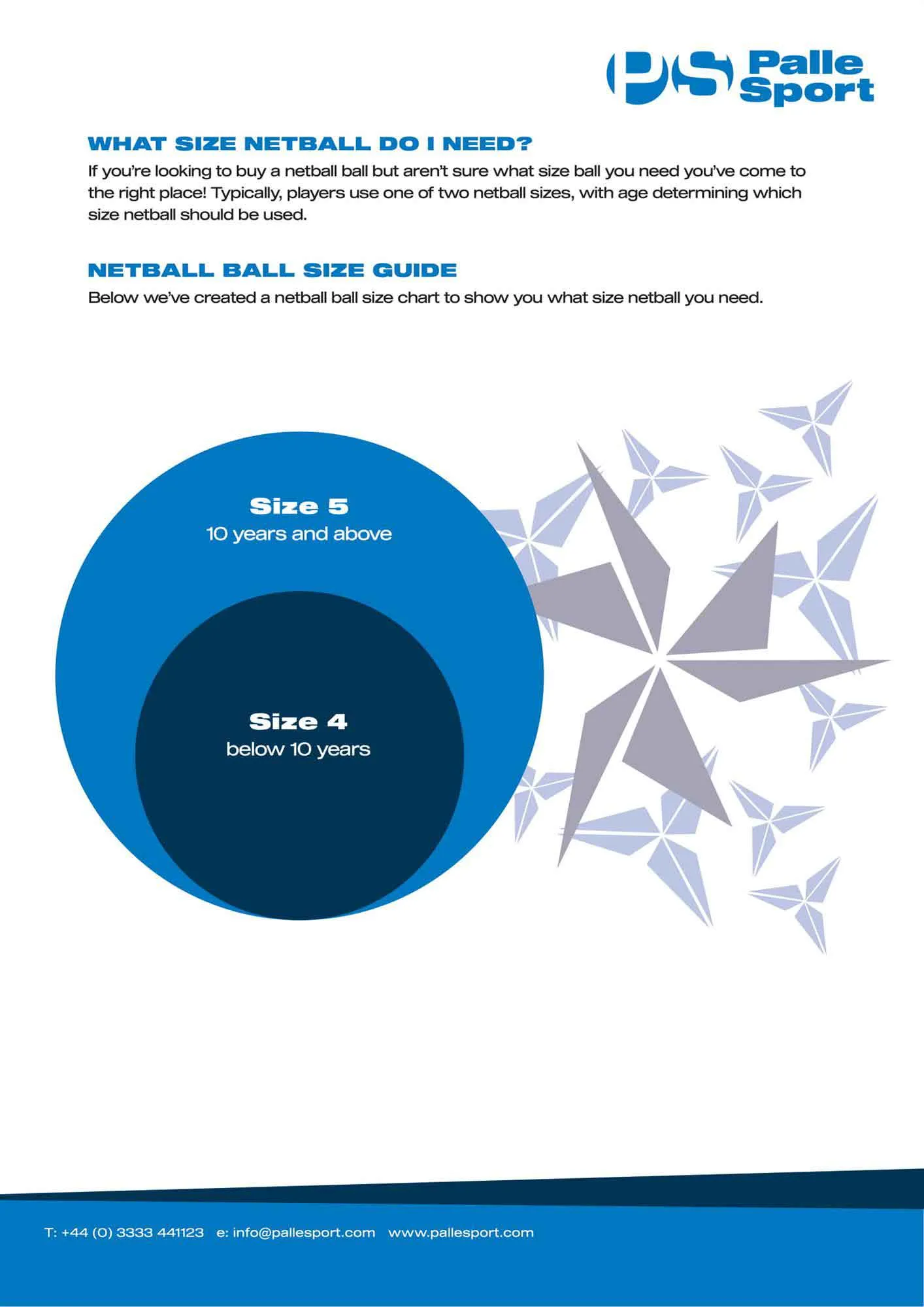 Netball - Vesta Training Netball - 10 Ball Bundle - Size: 5 & 4 - Colour: Blue/Blue