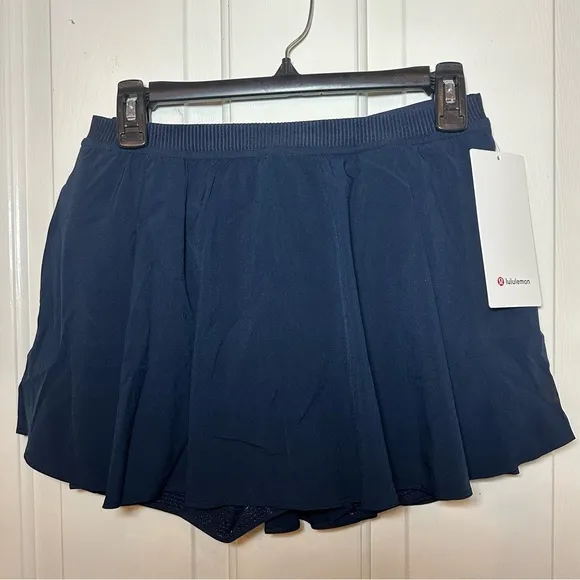 New NWT LULULEMON Narrow Waistband Tennis Skirt True Navy 8 Pickleball Skort