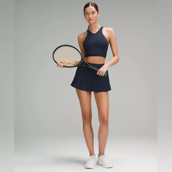 New NWT LULULEMON Narrow Waistband Tennis Skirt True Navy 8 Pickleball Skort