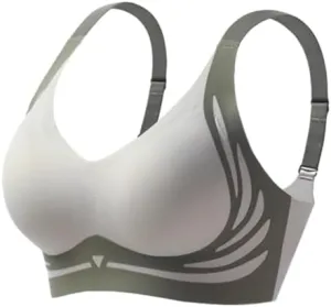 NEW Retails $45 TAIMEI Green Super Gather Bra Wireless Push-Up Bra Comfortable Gather Bra Lift Bra Women Lingerie Everyday Sports Bras Sz 2XL