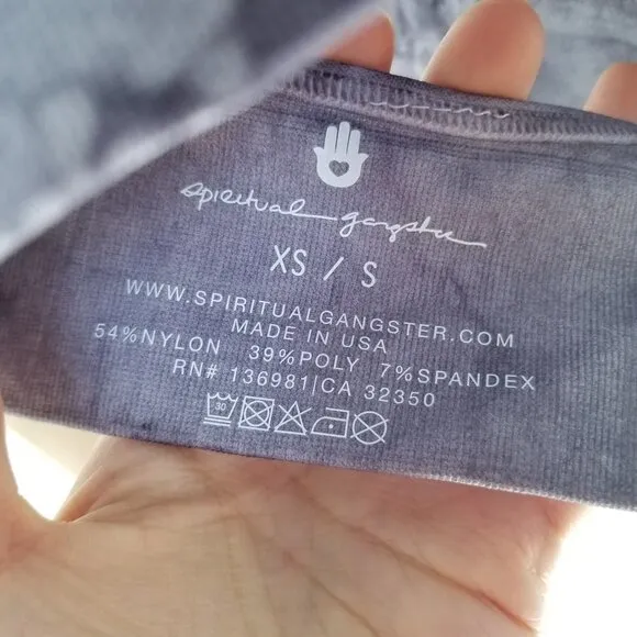 NEW Spiritual Gangster Seemless Tie Dye Sports Bra