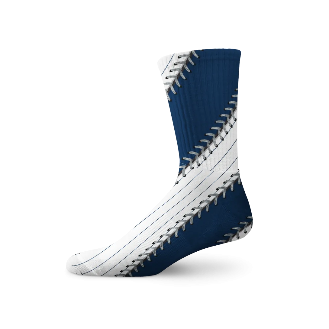 New York Ball Stitch Crew Socks
