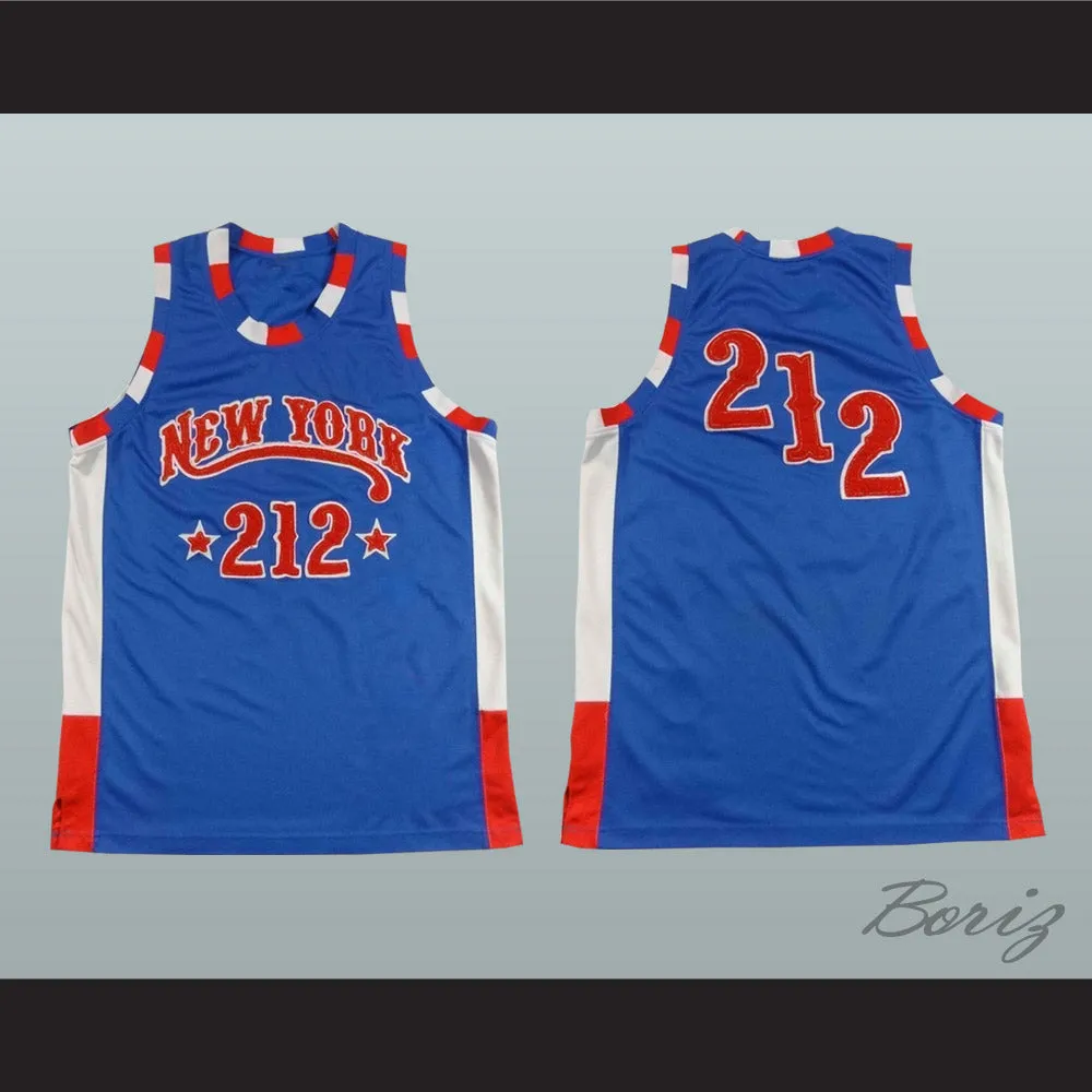 New York City 212 Blue Basketball Jersey