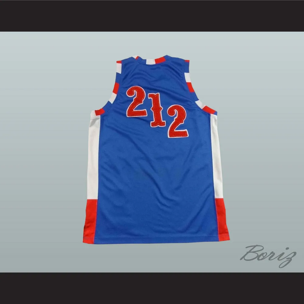 New York City 212 Blue Basketball Jersey