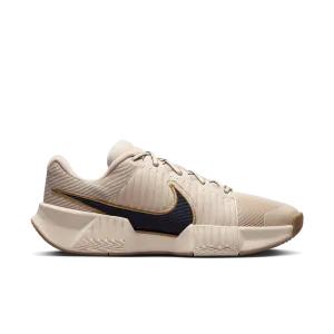 Nike Men's GP Challenge Pro Premium Tennis Shoes in Sanddrift/Thunder Blue-Metallic Gold