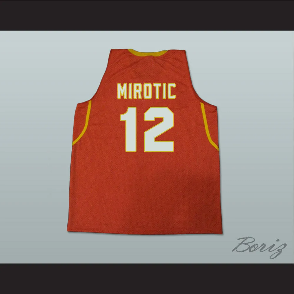 Nikola Mirotic 12 Espana Red Basketball Jersey