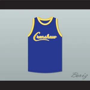 Nipsey Hussle 33 Crenshaw Blue Basketball Jersey
