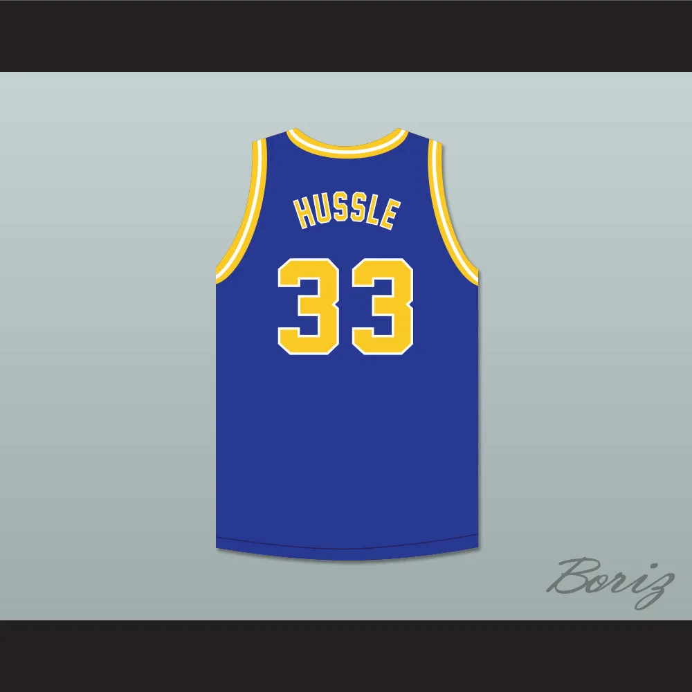 Nipsey Hussle 33 Crenshaw Blue Basketball Jersey