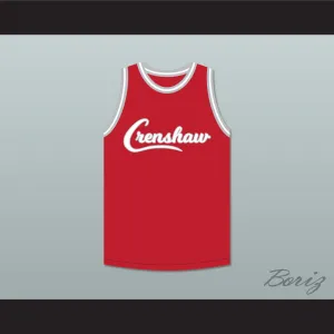 Nipsey Hussle 33 Crenshaw Red Basketball Jersey