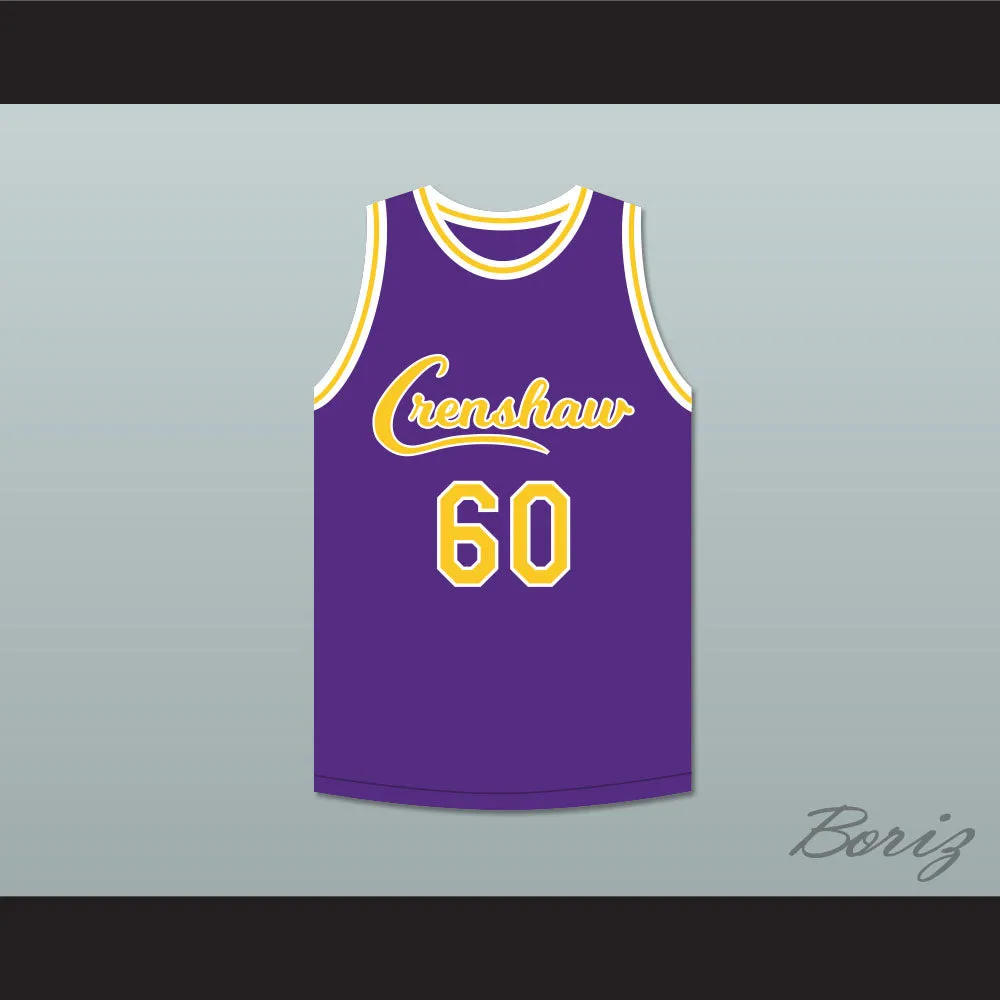 Nipsey Hussle 60 Crenshaw Purple Basketball Jersey 1