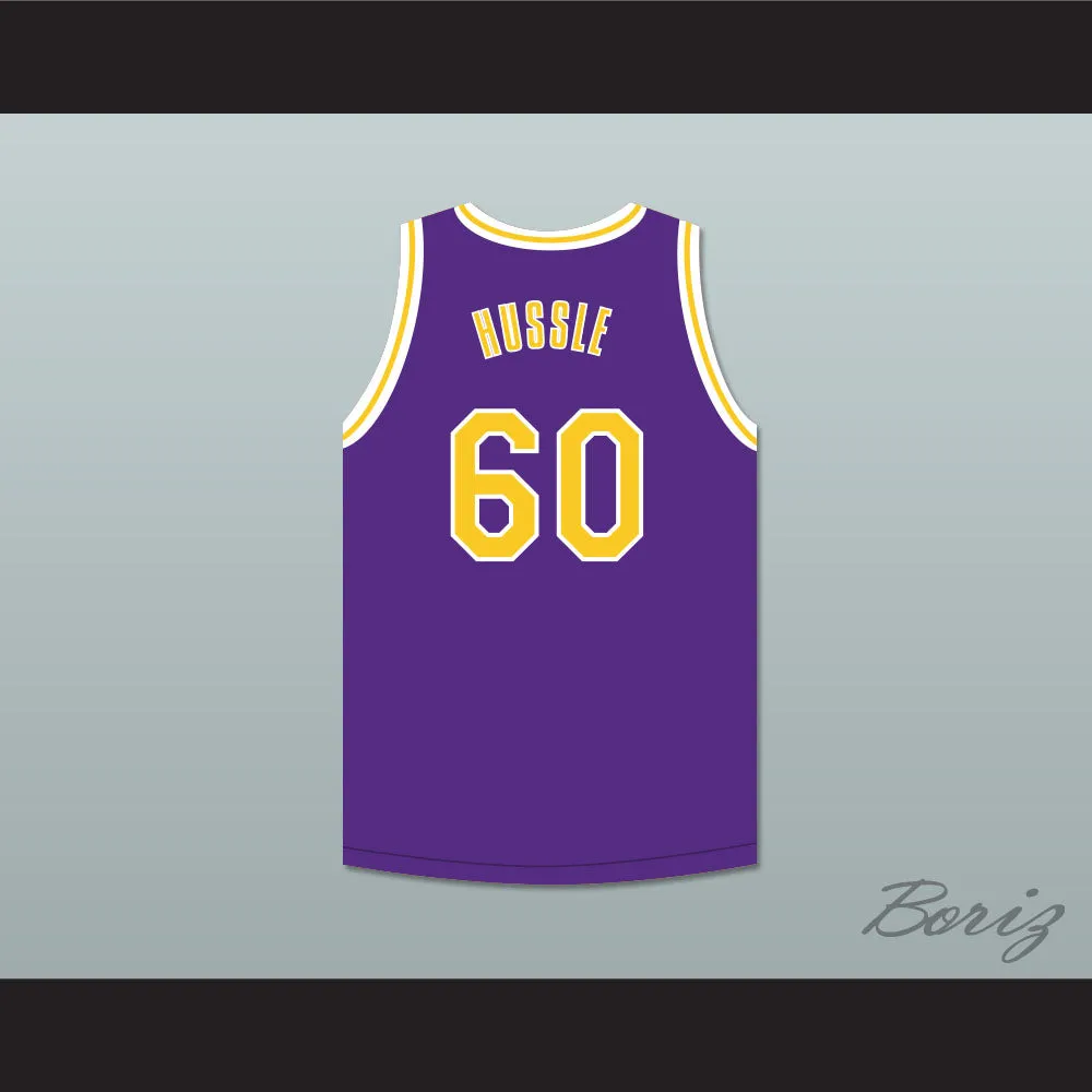 Nipsey Hussle 60 Crenshaw Purple Basketball Jersey 1