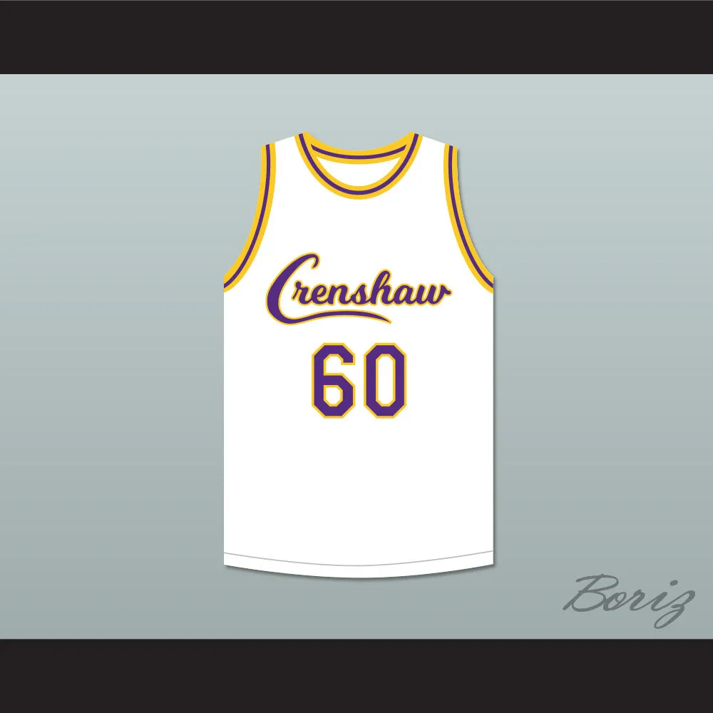 Nipsey Hussle 60 Crenshaw White Basketball Jersey 1