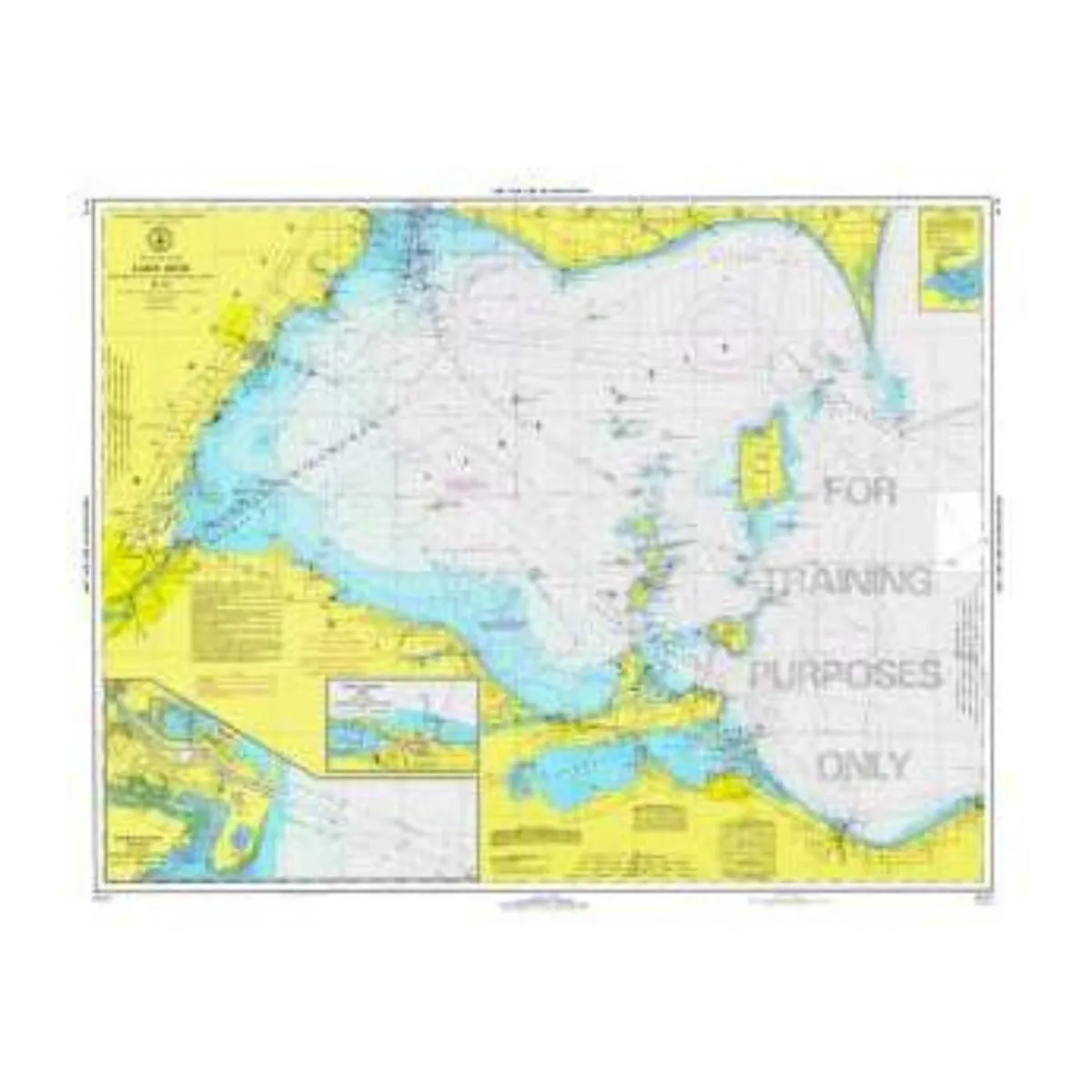 NOAA Training Chart: 39TR Great Lakes, West End Of Lake Erie