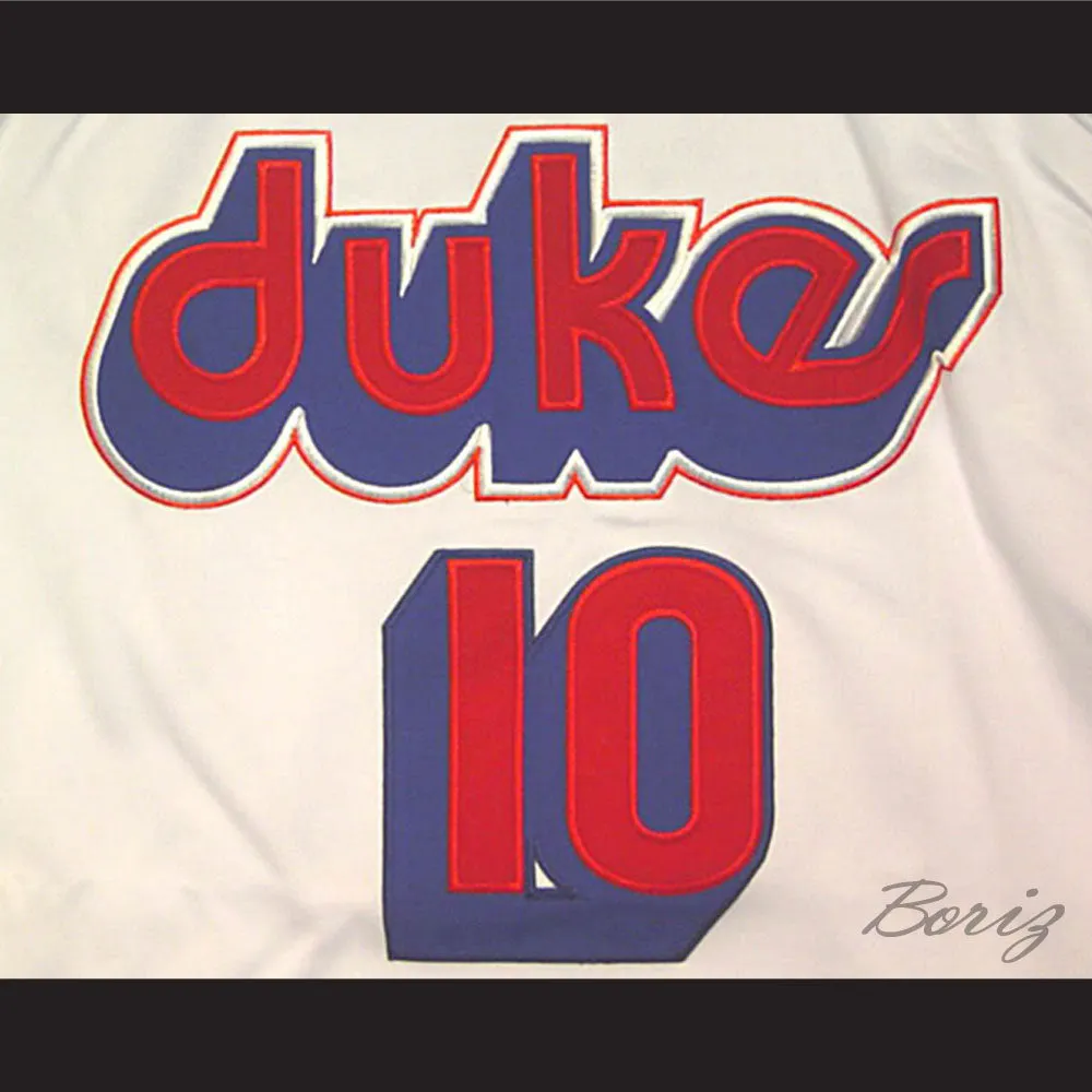 Norm Nixon 10 Duquesne University Dukes White Basketball Jersey