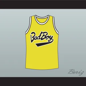 Notorious B.I.G. 97 Bad Boy Yellow Basketball Jersey