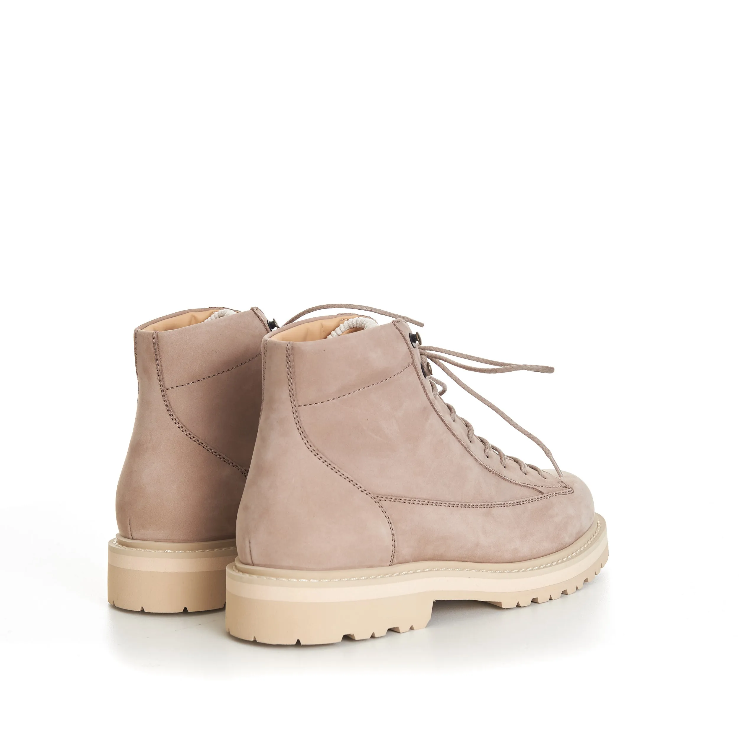 Nubuck Urban Outdoor Boots With Corduroy Insert