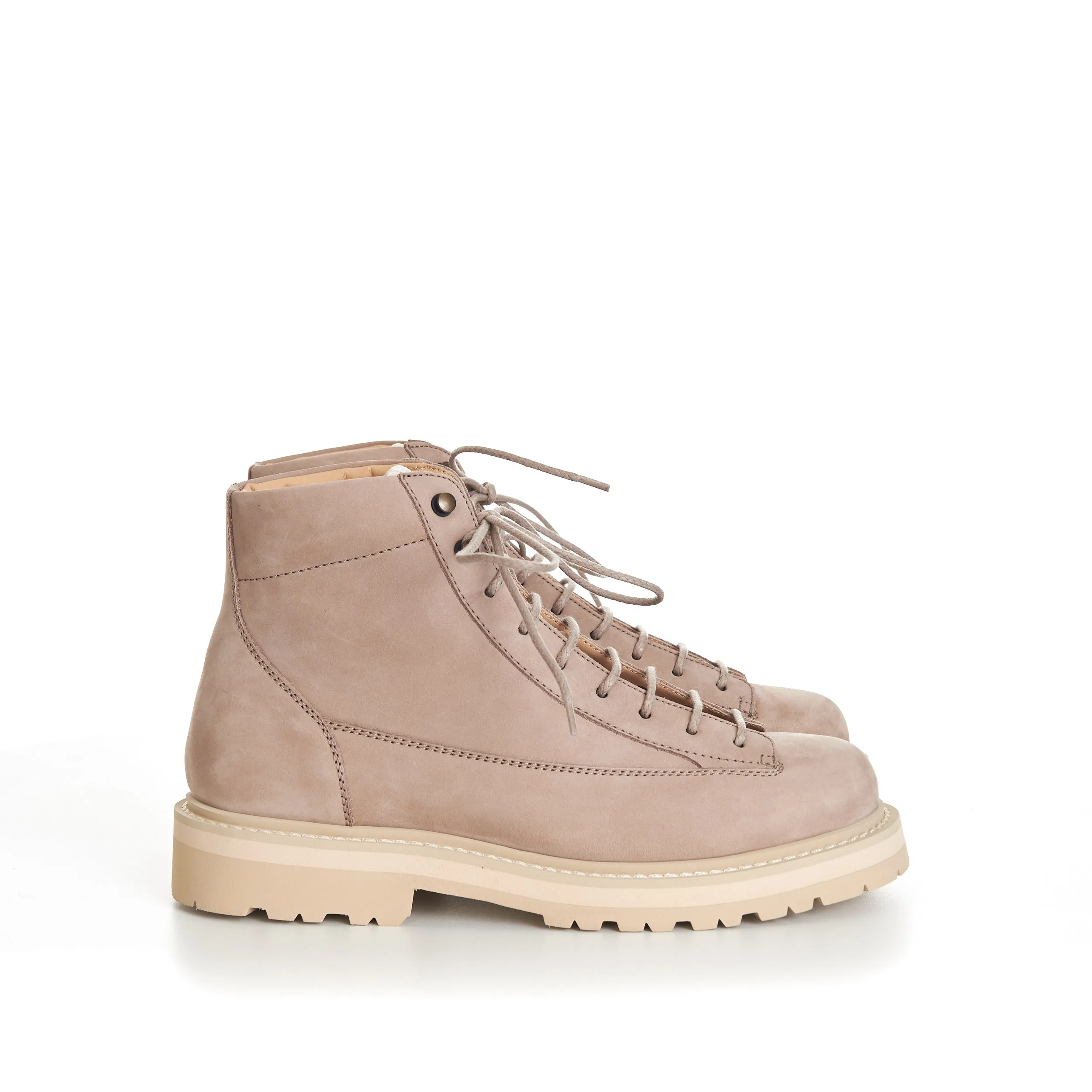Nubuck Urban Outdoor Boots With Corduroy Insert