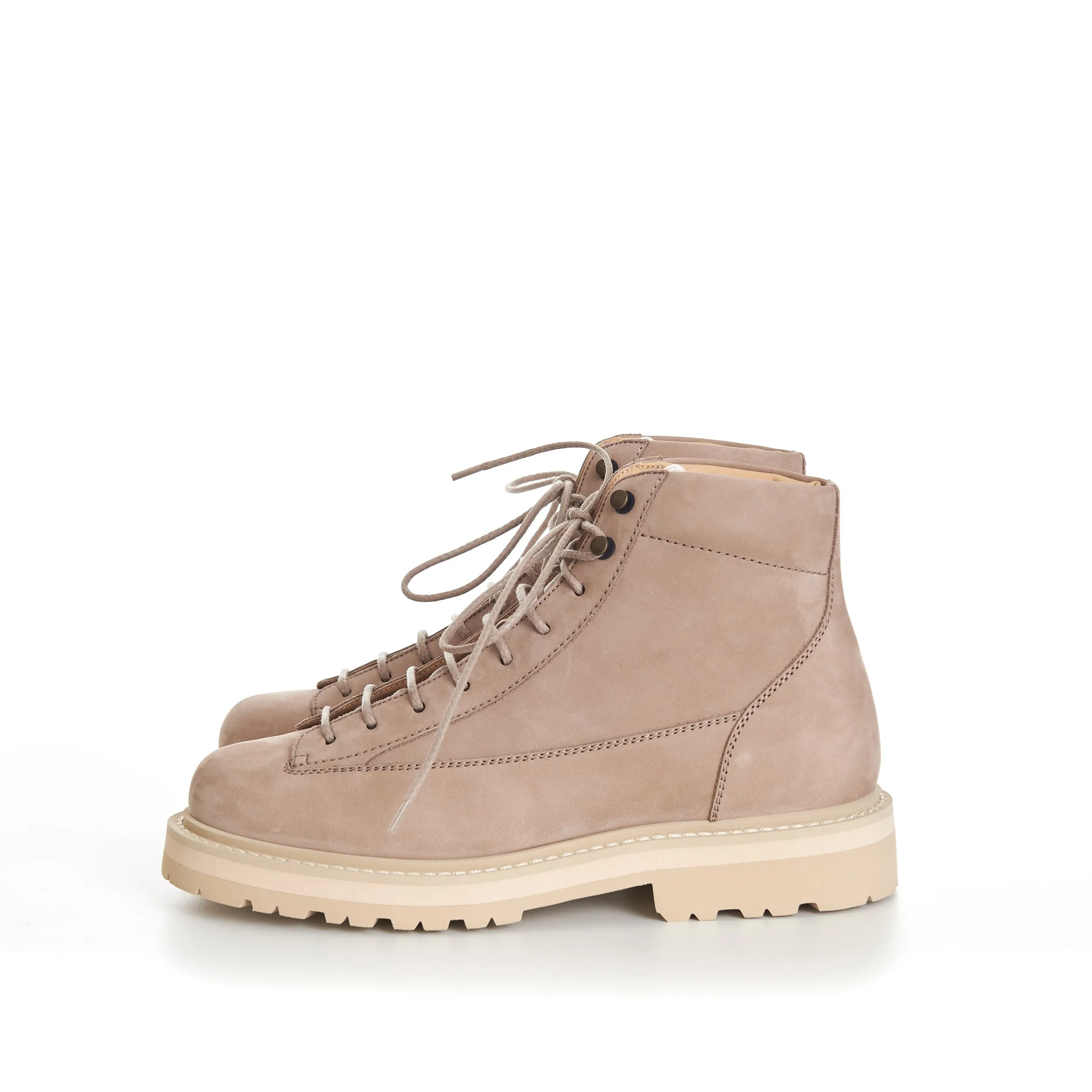 Nubuck Urban Outdoor Boots With Corduroy Insert