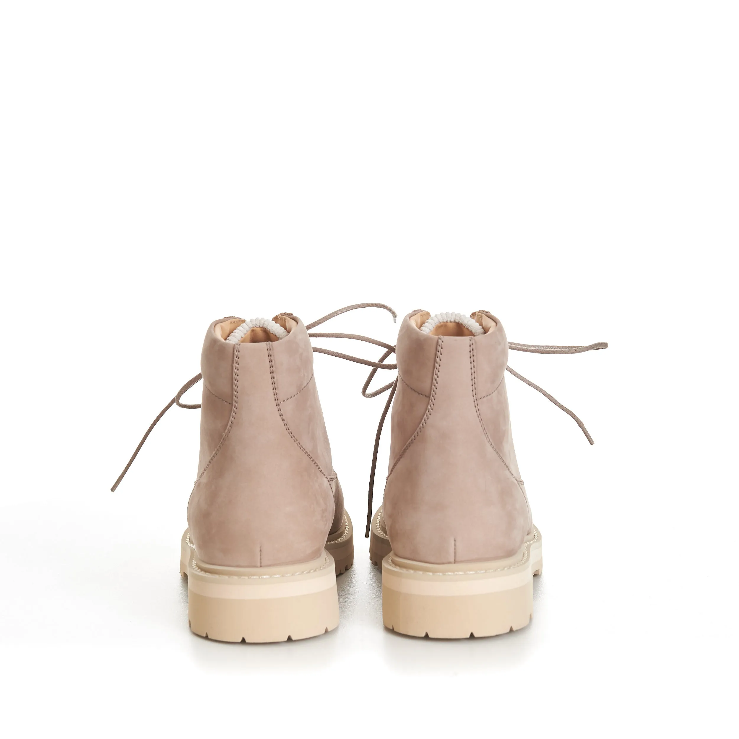 Nubuck Urban Outdoor Boots With Corduroy Insert