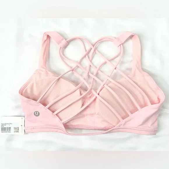 NWT Lululemon Free to Be Bra Wild Light Support A/B - Strawberry Milkshake - 8